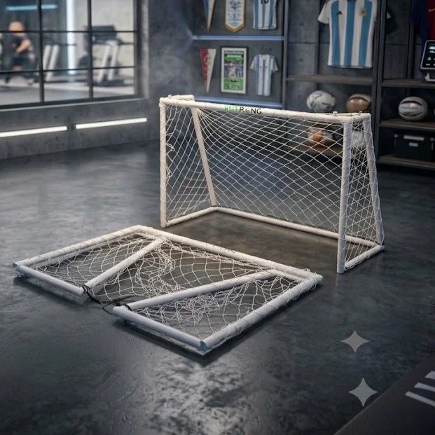 Arco de fútbol plegable 90 × 70 cm